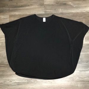 Black Dolman Sleeve Shirt Peek-A-Boom